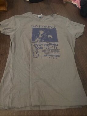 David Bowie ziggy stardust shirt